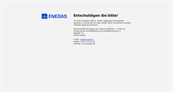 Desktop Screenshot of enedas.de